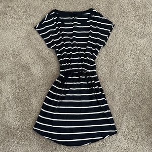 Navy Blue Sailor T-Shirt dress